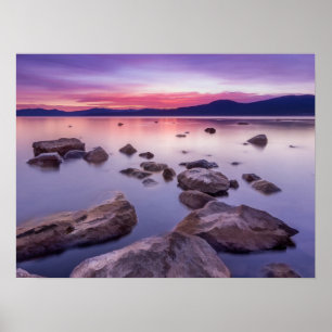 Póster Por do sol em Lake Tahoe