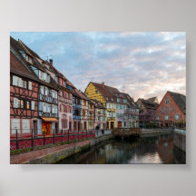 Pôr do sol em Little Venice Colmar
