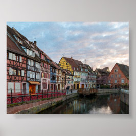 Poster Pôr do sol em Little Venice Colmar