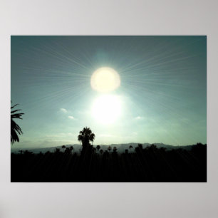 Póster Pôr do sol em Silverlake