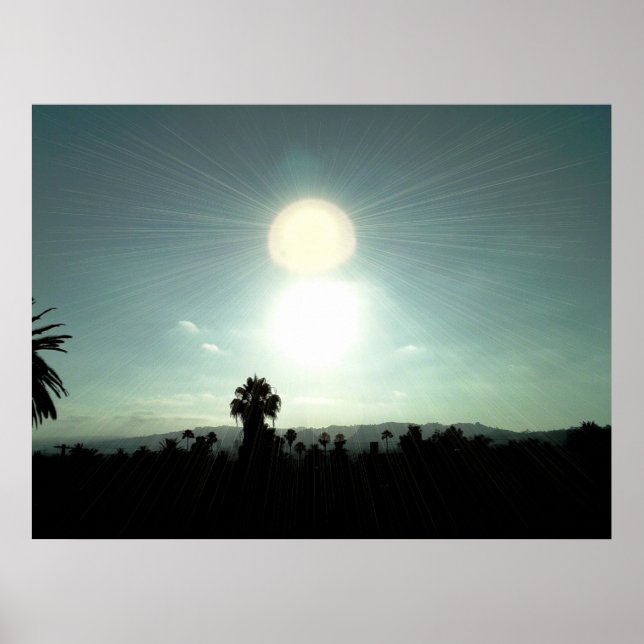 Póster Pôr do sol em Silverlake (Frente)