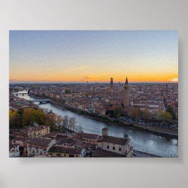 Poster Pôr do sol em Verona