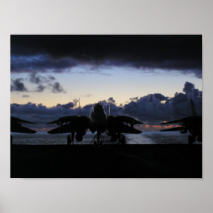 Poster Por do sol F-14