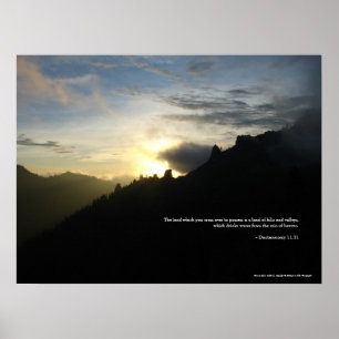 Poster Por do sol fantasma dos pináculos