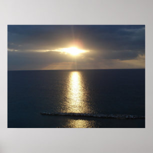 Póster Por do sol jamaicano