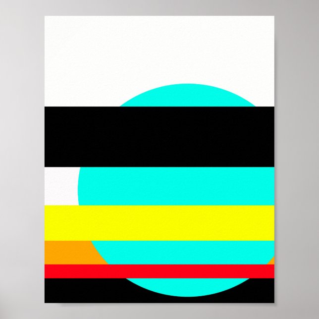 Poster pôr do sol marciano (Frente)