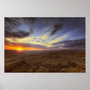 Poster Pôr do sol, margem sul do Grand Canyon, Grand