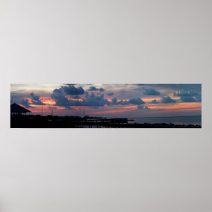 Poster Por do sol na ilha do Dauphin