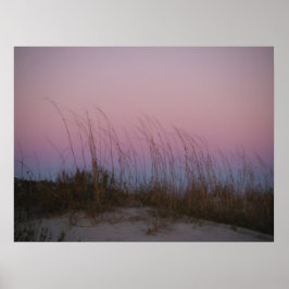 Póster Pôr do sol na Ilha Sullivan, Carolina do Sul