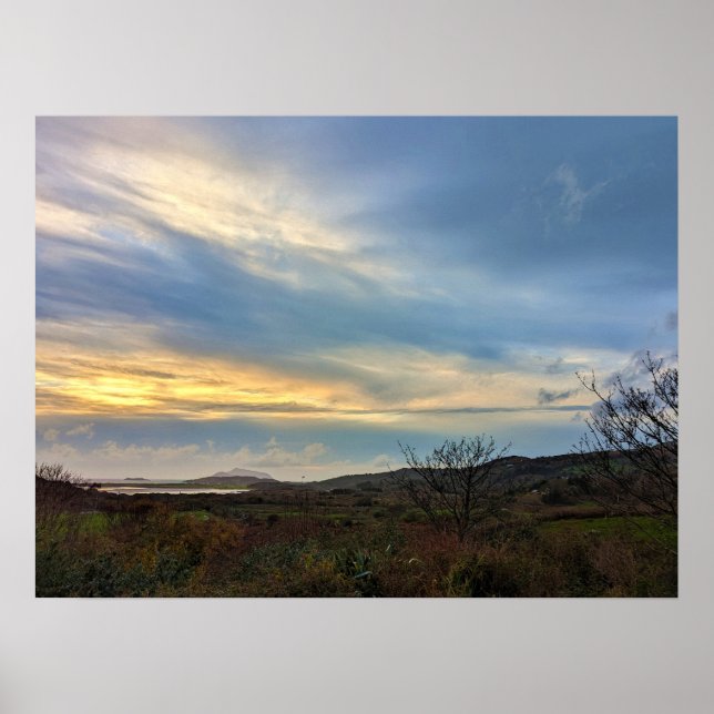 Poster Pôr do sol na Irlanda 17  (Frente)