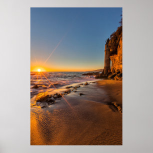Póster Pôr do sol na Praia Victoria 2