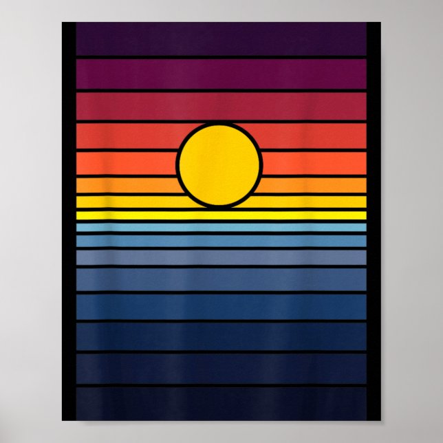 Poster Pôr do sol - Nascer do sol (Frente)
