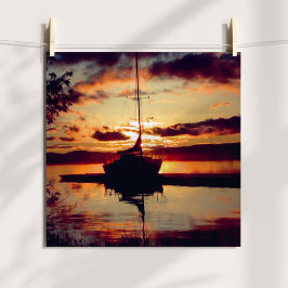 Poster Pôr do sol no Rocky Point