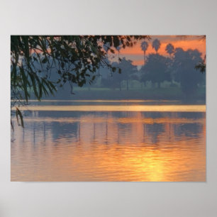 Poster Pôr do Sol Noturno