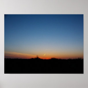 Póster Por do sol ocidental de Texas