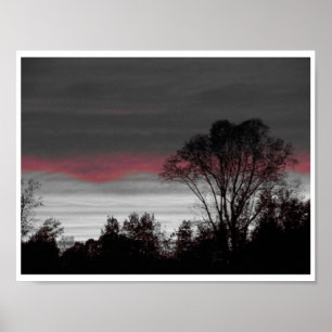 Póster Por do sol original