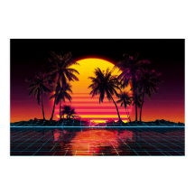Pôr do Sol Palma Grade Neon