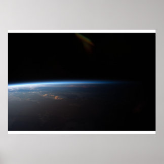 Póster Pôr do Sol Sobre a América do Sul