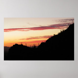 Poster pôr do sol tucson
