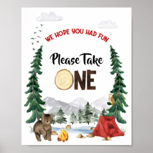 Poster Por favor, aceite um sinal de favor de uma parte