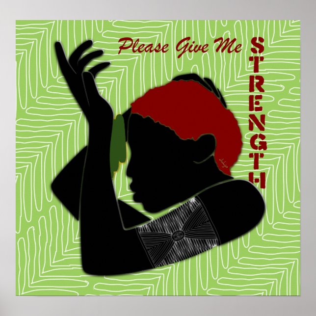 Póster Por Favor, Dê-Me Força (Frente)