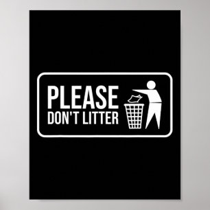 Poster Por favor, não assine o Reciclar 1 do Dia da Terra