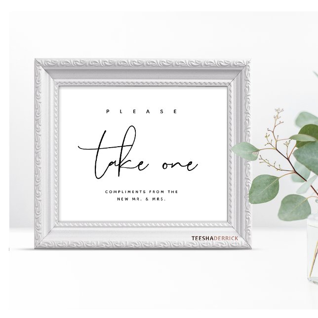 Poster Por Favor, Tome Um Sinal De Favoritos De Festa de  (Criador carregado)