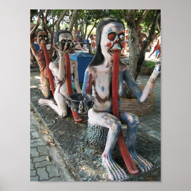 Póster Por que a Lona da LÍNGUA? ... 3 Ghouls Tailandeses (Frente)