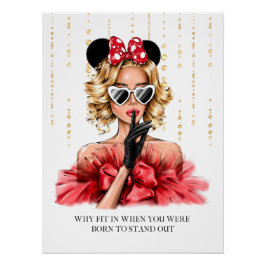 Póster Por que Ajustado em 3 Inspiração