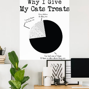 Poster Por Que Dou Os Meus Tratamentos De Gatos?