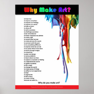 Poster Por que faça a arte?