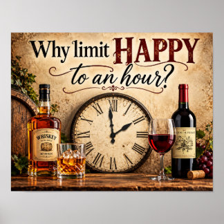 Poster Por que limitar o Happy a uma hora