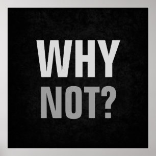 Poster Por que não as possibilidades de inspiração