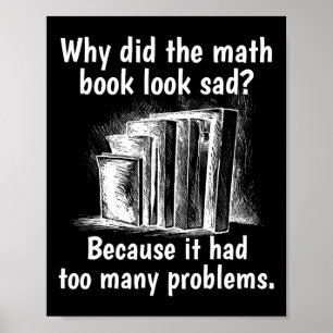 Poster Por que o livro de matemática parece triste, matem