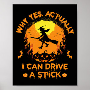 Poster Por Que Sim Posso Dirigir Um Pau - Halloween W