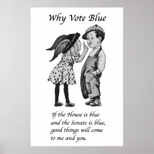 Poster Por que votar azul em 2022