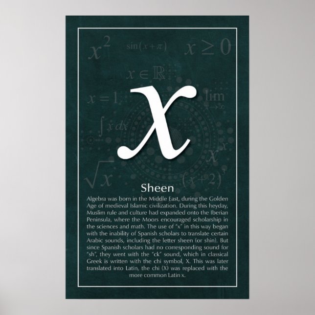 Póster Por que X? (Frente)