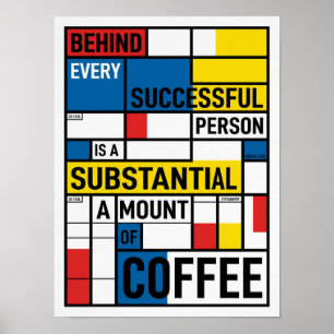 Poster por trás de cada pessoa bem-sucedida