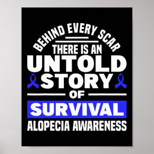 Poster Por Trás De Todas As Cicatrimas Que Apoiam A Alope