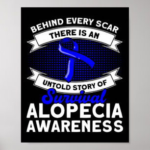 Poster Por Trás De Todas As Cicatrimas Que Apoiam A Alope