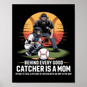 Poster Por trás de todo bom receptor há uma mãe tentando 