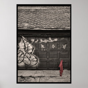 Poster Por uma linha da porta traseira…