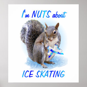 Póster Porca do patinagem no gelo