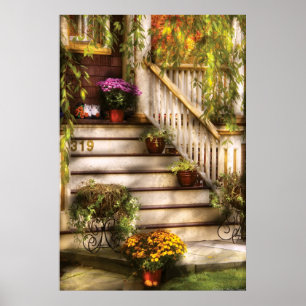 Poster Porch, vivendo com a natureza