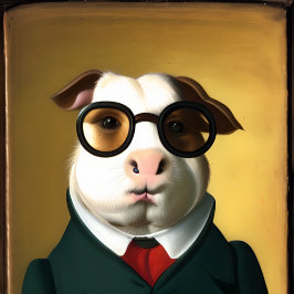 Poster Porco Artorórfico Aristocrático Antropomórfico