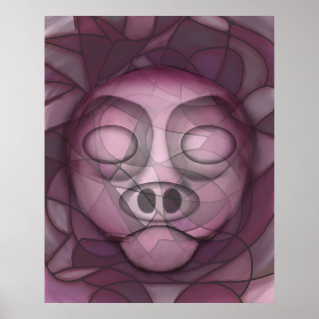 Poster Porco Críptico (Frente)