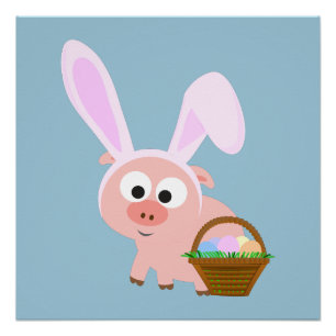 Póster Porco de Páscoa