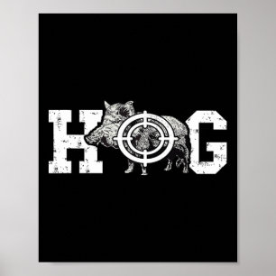 Poster Porco javali caça javali porcos javali porco selva