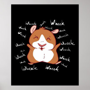 Poster Porco Roda Engraçada De Porcos