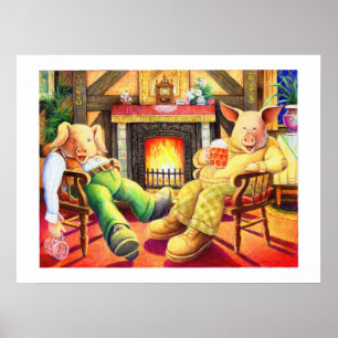 Poster Porcos no trevo